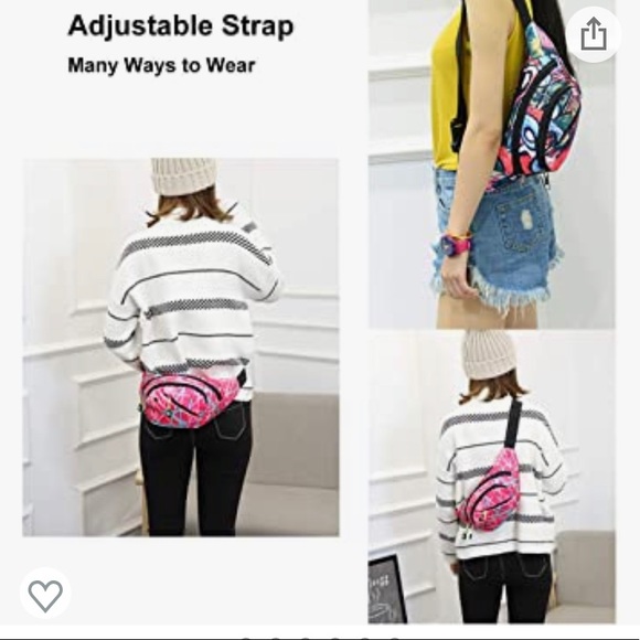 Fanny Pack Waist Bag Adjustable Belt Hip Bum Bag Fashion Water Resistant. NWT - Picture 6 of 6